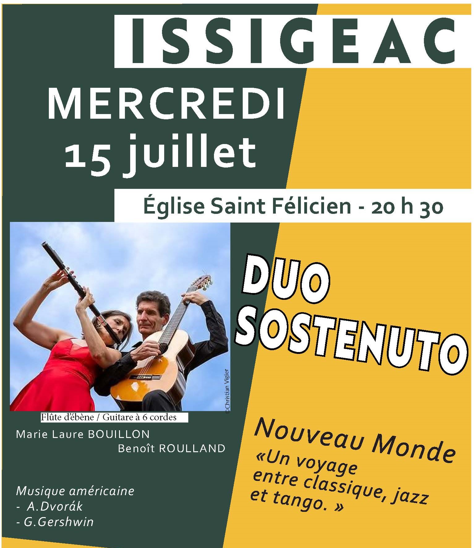 Lire la suite à propos de l’article Concert DUO SOSTENUTO – Nouveau monde